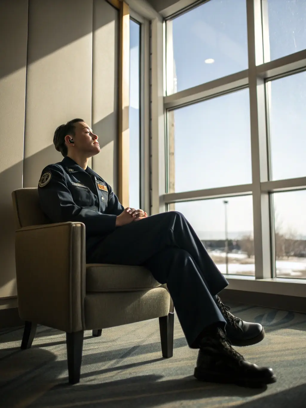 An image of a person looking relaxed and confident, symbolizing the peace of mind that comes with using our escrow services.